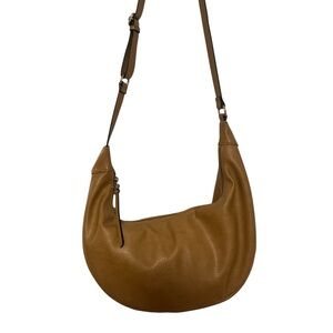 Poppy & Peonies Tan Over the Moon Hobo Bag